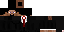 Minecraft skin texture, 64x32 legacy pixels