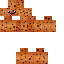 Minecraft skin texture, 64x64 pixels