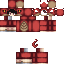 Minecraft skin texture, 64x64 pixels