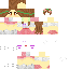 Minecraft skin texture, 64x64 pixels