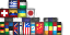 Minecraft skin texture, 64x32 legacy pixels