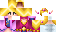 Minecraft skin texture, 64x32 legacy pixels