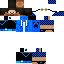 Minecraft skin texture, 64x64 pixels