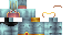 Minecraft skin texture, 64x32 legacy pixels