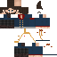 Minecraft skin texture, 64x64 pixels