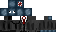 Minecraft skin texture, 64x32 legacy pixels