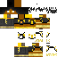 Minecraft skin texture, 64x64 pixels