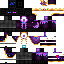 Minecraft skin texture, 64x64 pixels