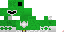 Minecraft skin texture, 64x32 legacy pixels