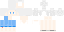 Minecraft skin texture, 64x32 legacy pixels