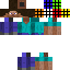 Minecraft skin texture, 64x64 pixels