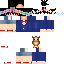 Minecraft skin texture, 64x64 pixels