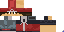 Minecraft skin texture, 64x32 legacy pixels
