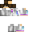 Minecraft skin texture, 64x64 pixels