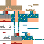 Minecraft skin texture, 64x64 pixels