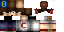 Minecraft skin texture, 64x32 legacy pixels