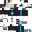 Minecraft skin texture, 64x64 pixels