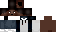 Minecraft skin texture, 64x32 legacy pixels