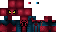 Minecraft skin texture, 64x32 legacy pixels