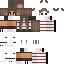 Minecraft skin texture, 64x64 pixels