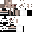 Orange Minecraft skin texture, 64x64 pixels