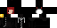 Minecraft skin texture, 64x32 legacy pixels