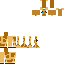 Minecraft skin texture, 64x64 pixels