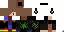 Minecraft skin texture, 64x32 legacy pixels