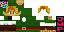 Minecraft skin texture, 64x32 legacy pixels