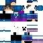 Minecraft skin texture, 64x64 pixels