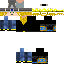 Minecraft skin texture, 64x64 pixels