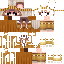 Minecraft skin texture, 64x64 pixels
