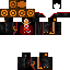 Minecraft skin texture, 64x64 pixels
