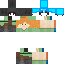Minecraft skin texture, 64x64 pixels