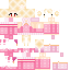 Minecraft skin texture, 64x64 pixels