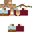 Minecraft skin texture, 64x64 pixels
