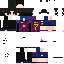 Minecraft skin texture, 64x64 pixels