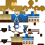 Minecraft skin texture, 64x64 pixels