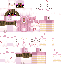 Minecraft skin texture, 64x64 pixels