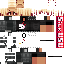 Minecraft skin texture, 64x64 pixels