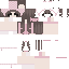 Pink Minecraft skin texture, 64x64 pixels