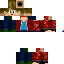 Minecraft skin texture, 64x64 pixels