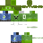 Minecraft skin texture, 64x64 pixels