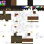 Minecraft skin texture, 64x64 pixels