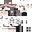 Minecraft skin texture, 64x64 pixels