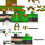 Minecraft skin texture, 64x64 pixels
