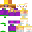 Minecraft skin texture, 64x64 pixels