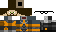 Minecraft skin texture, 64x32 legacy pixels