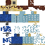 Minecraft skin texture, 64x64 pixels