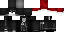 Minecraft skin texture, 64x32 legacy pixels
